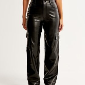 Abercrombie Leather 90s Relaxed High Rise